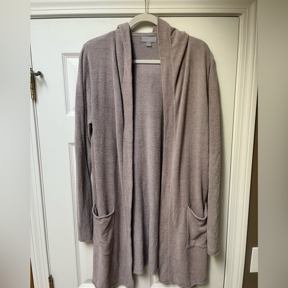Cozy Women's Barefoot Dreams Cozy Chic Lite Open Front Sweater - Greige